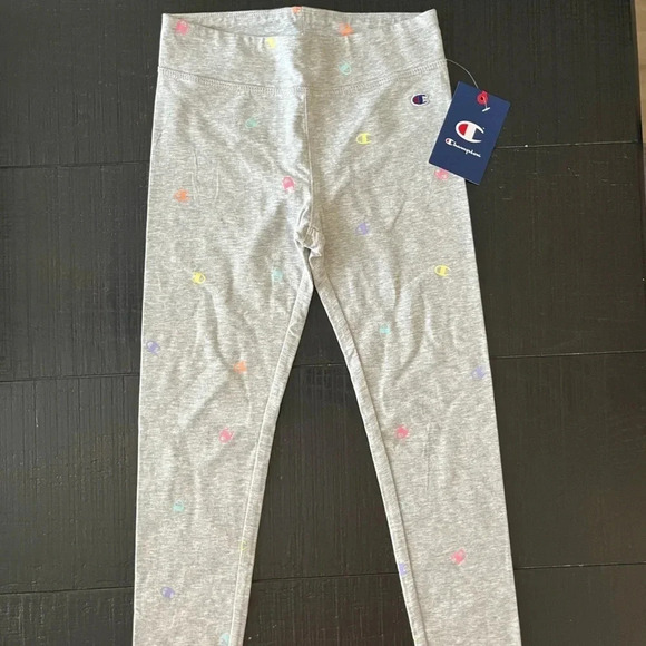 Champion Girls Size S Legging Colorful Logo - Picture 3 of 3